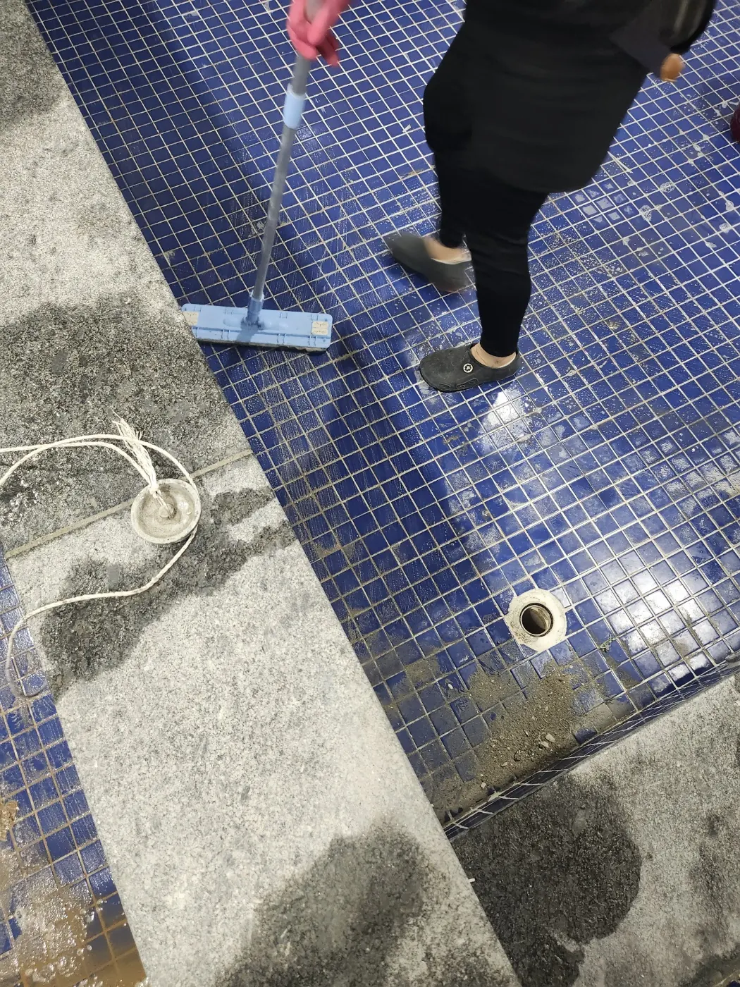 줄눈 복원 — 청량읍 목욕탕청소 현장