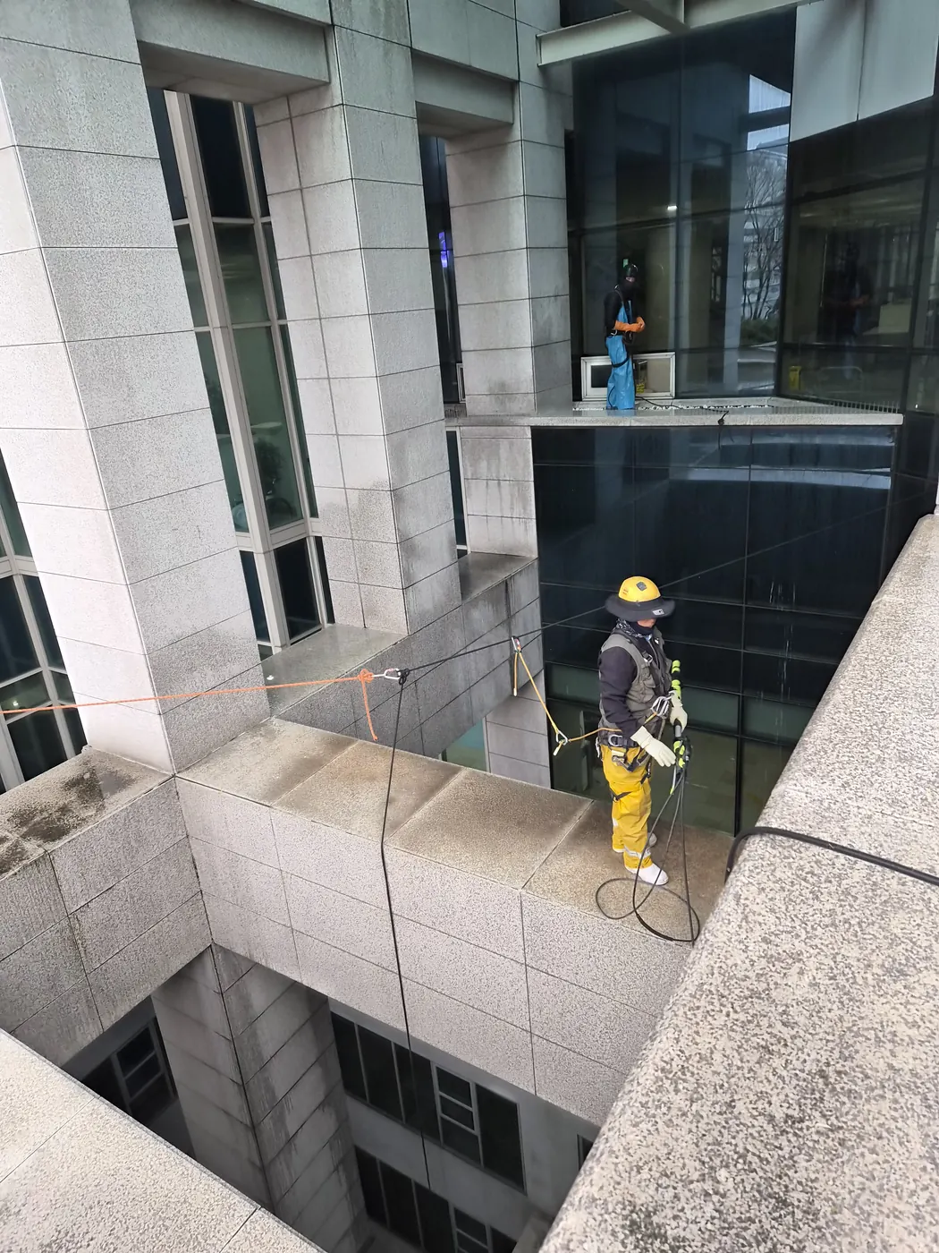 고압 세척 — 남구 외벽청소 현장