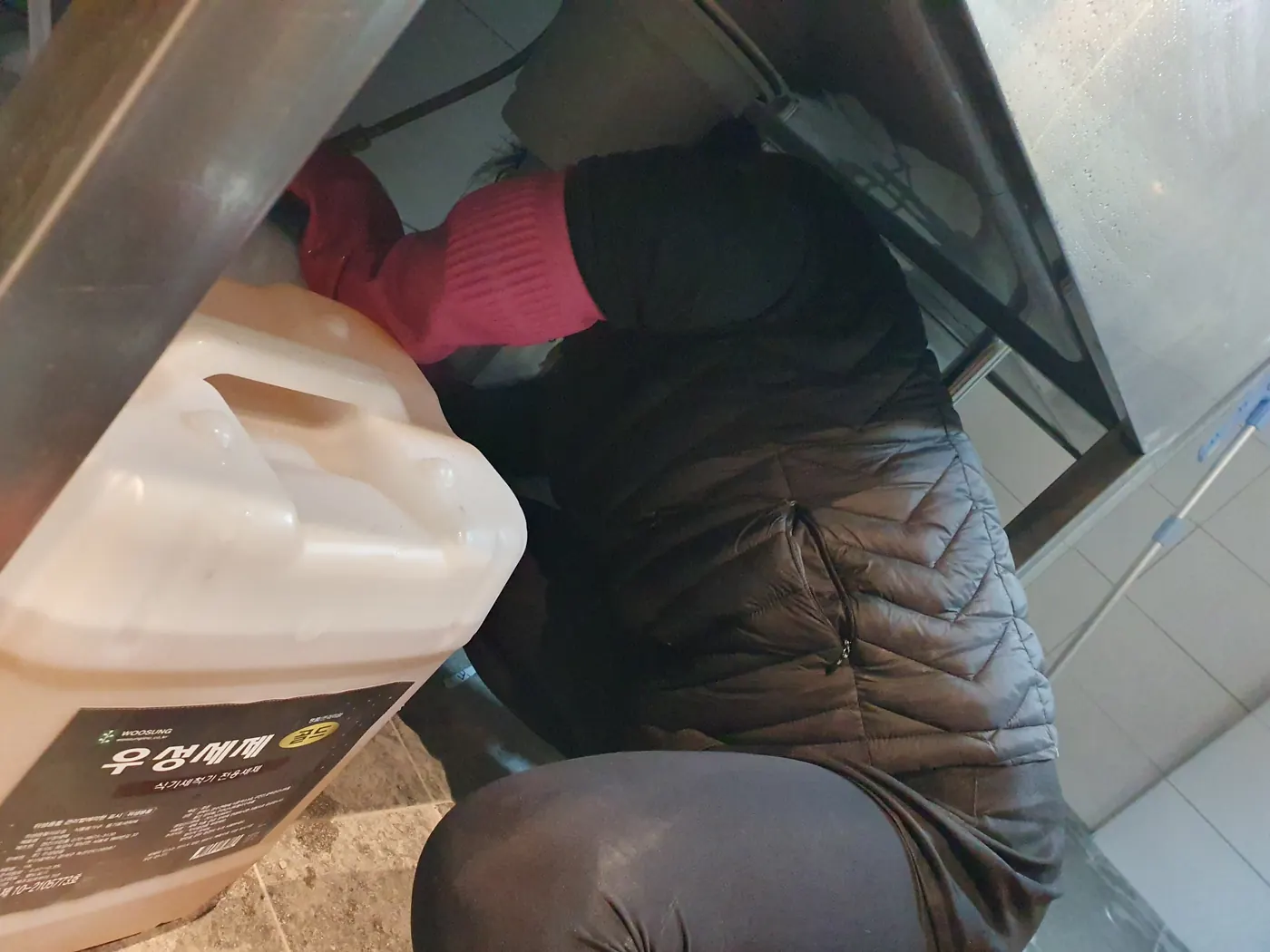 배기 설비 세정 — 부곡동 식당청소 현장