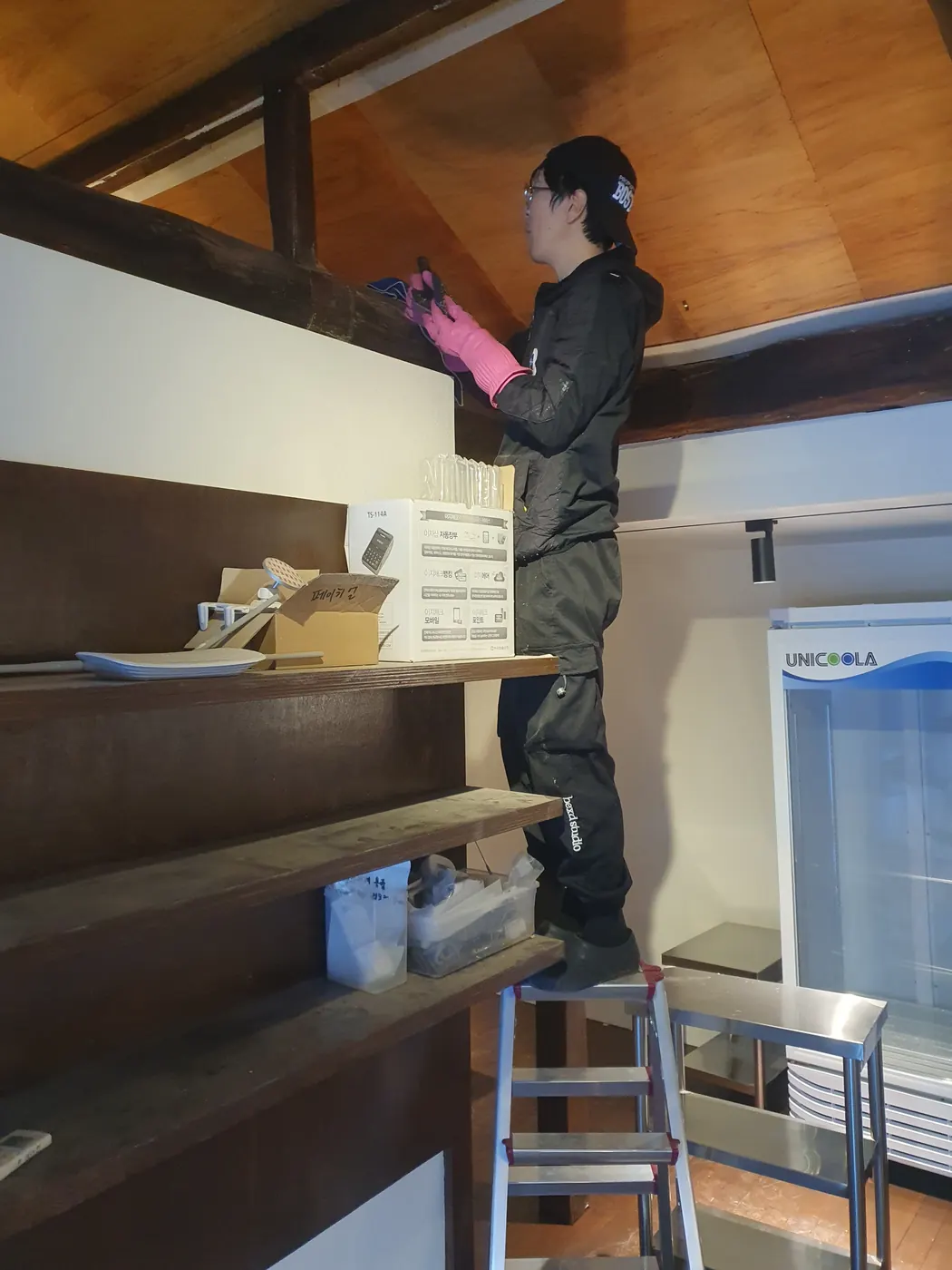 스테인리스 집기 — 울산광역시 식당청소 현장